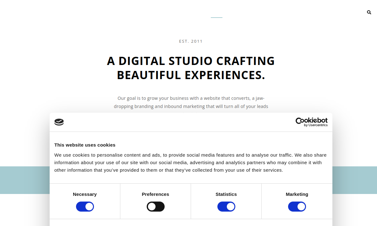 Pehar Design website preview