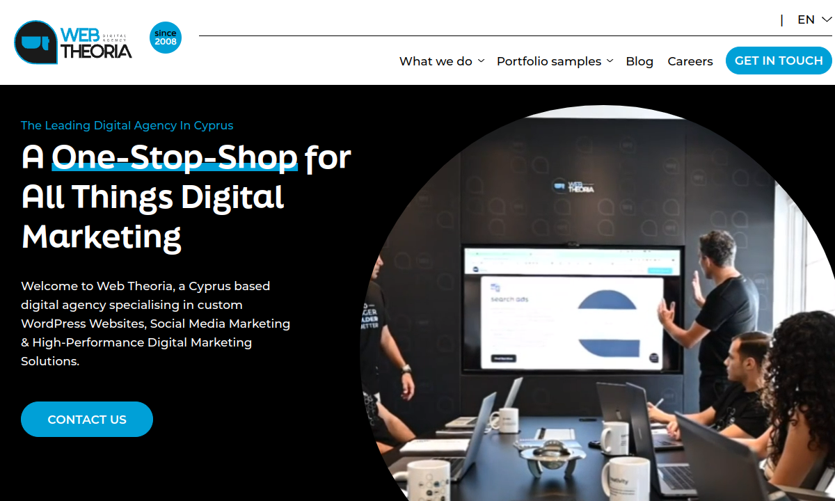 Web Theoria website preview