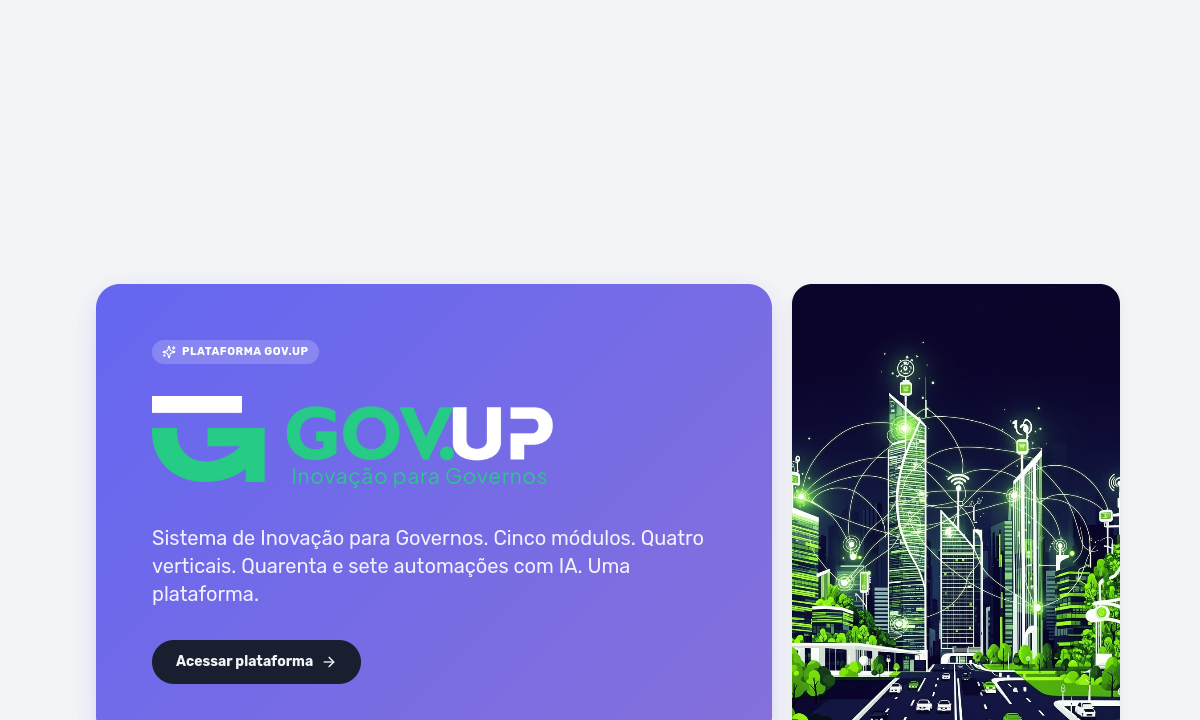 Preview de Workspace GOV.UP
