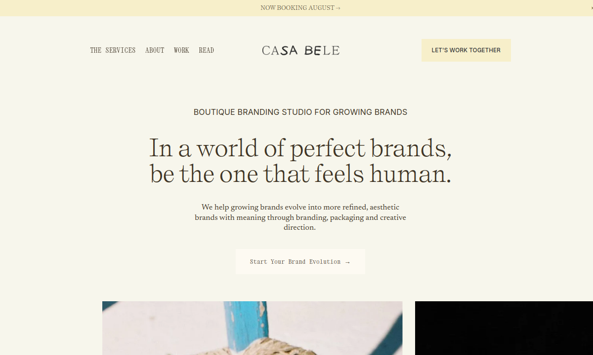 Casa Bele website preview