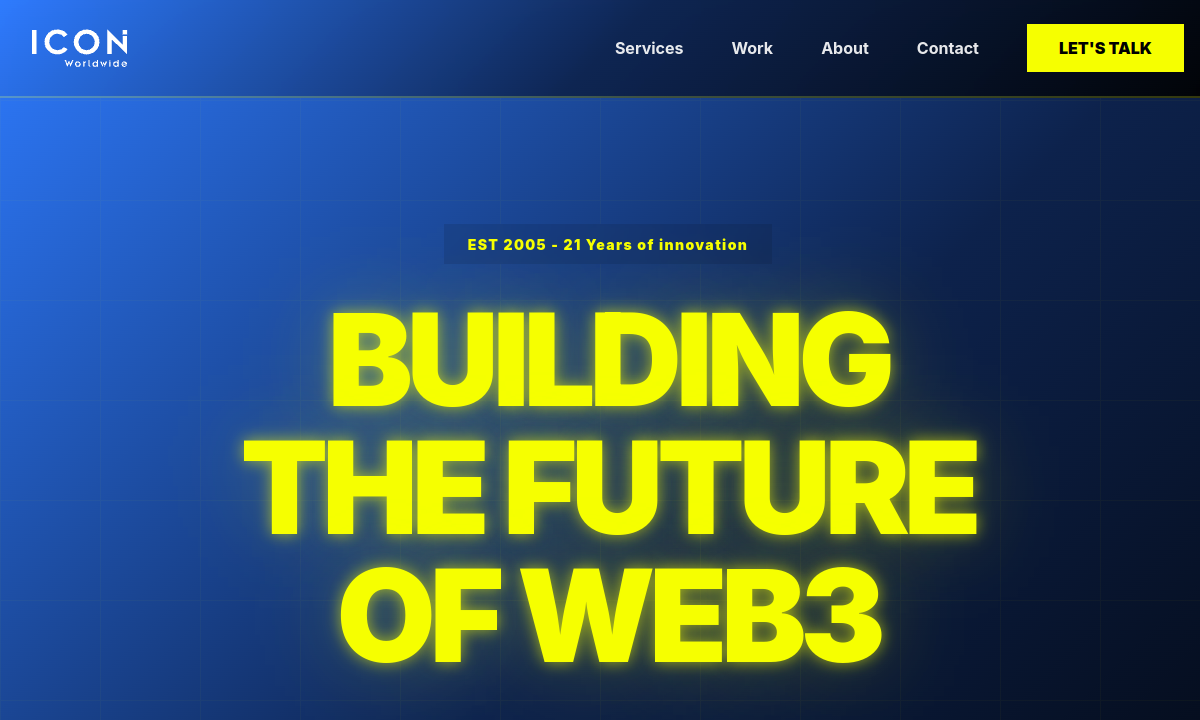 ICON Worldwide website preview