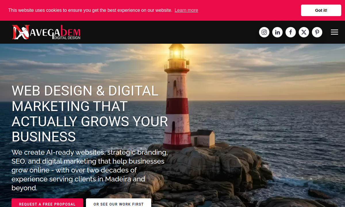 Navega Bem website preview