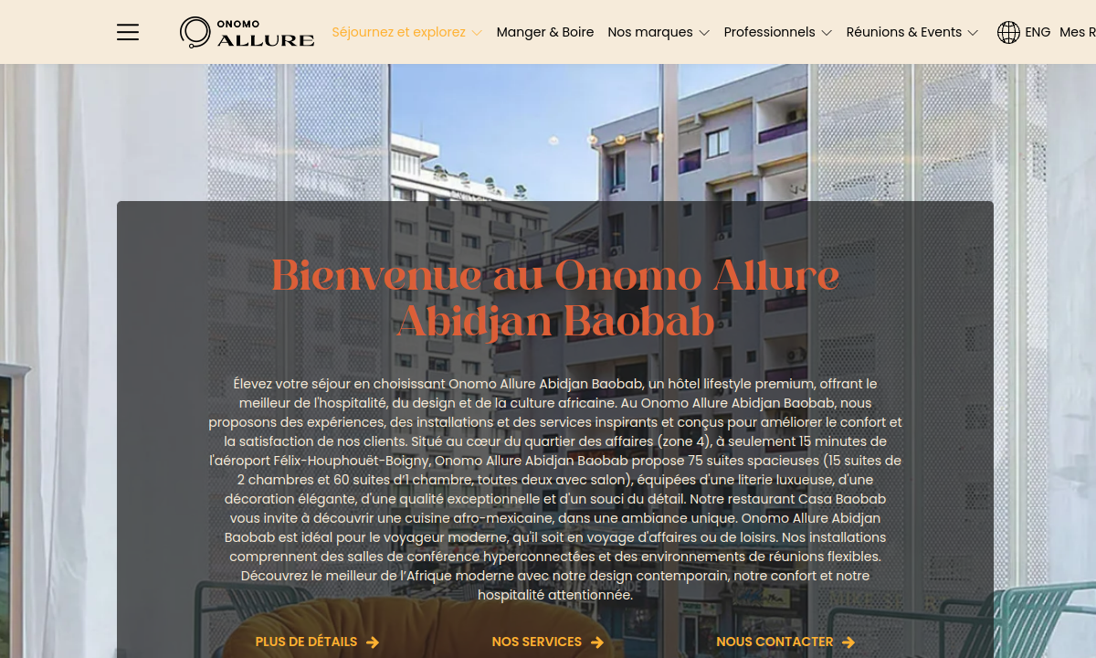 ONOMO Allure Abidjan Baobab