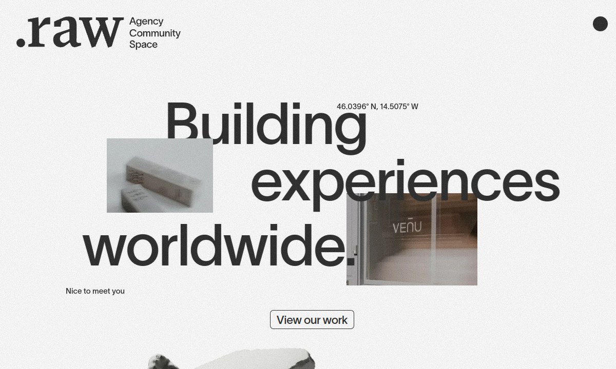 .raw website preview