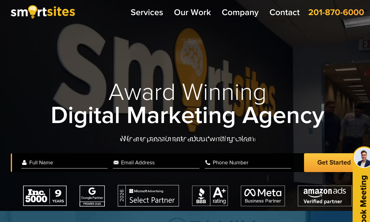 SmartSites website preview