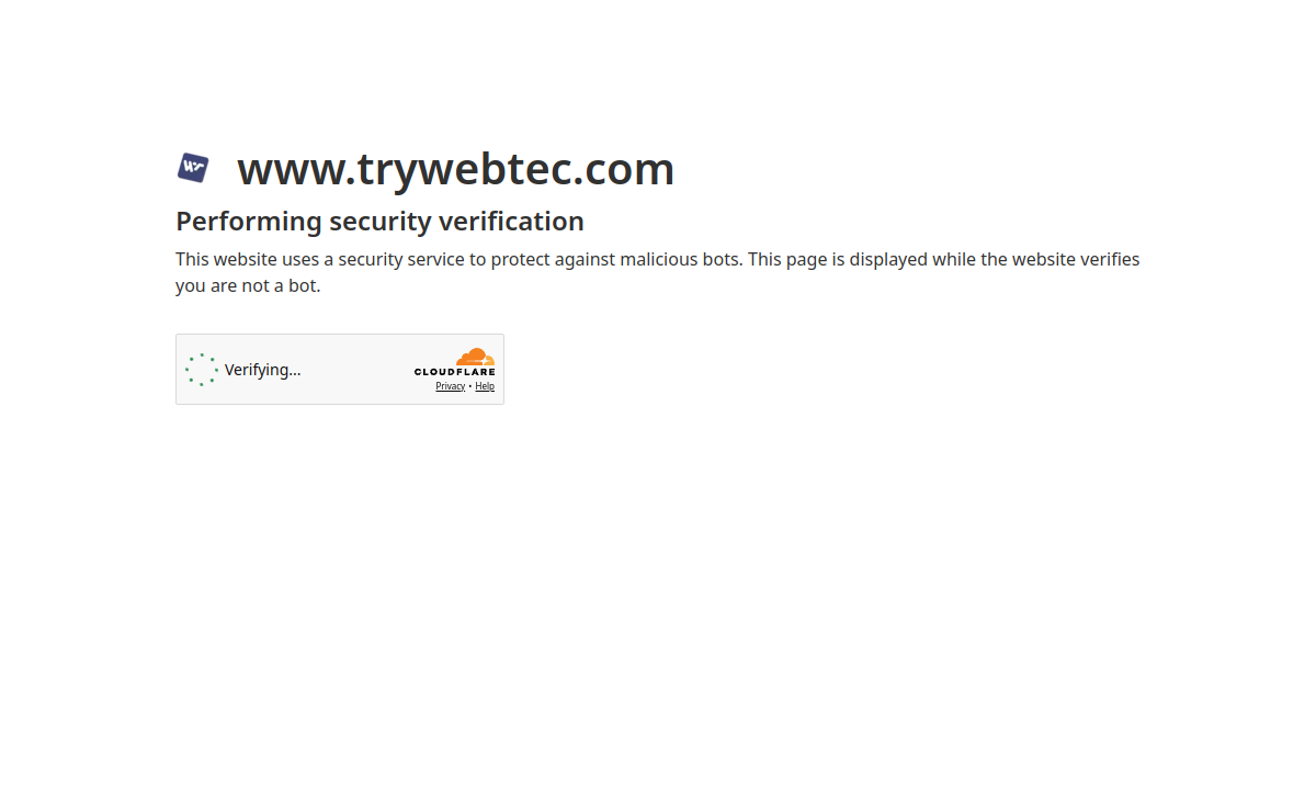 Webtec website preview