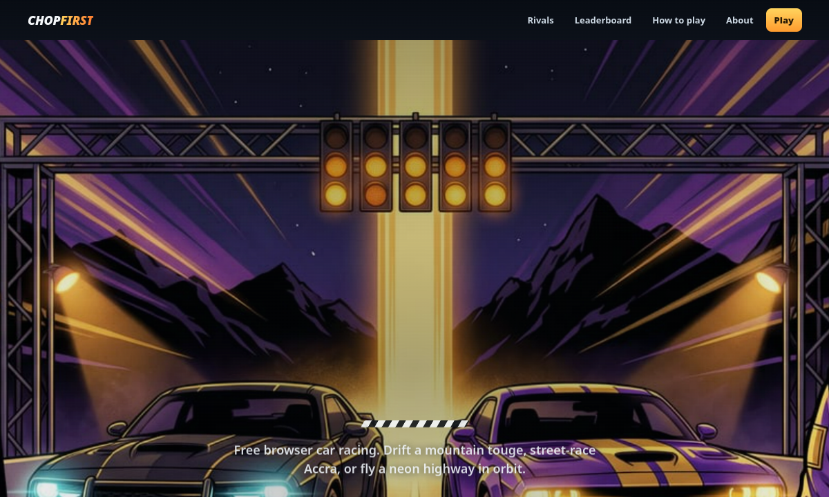 CHOP FIRST screenshot