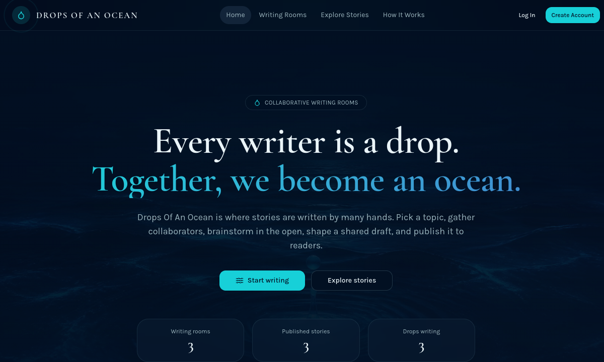 Drops Of An Ocean screenshot
