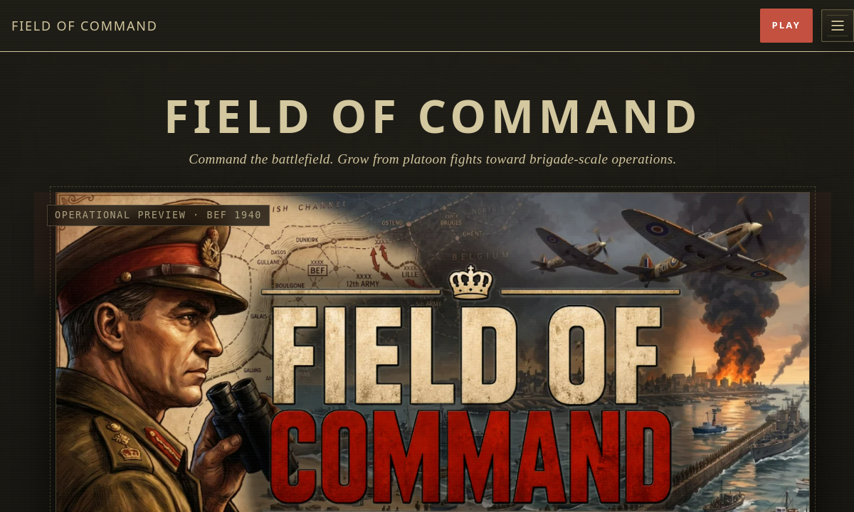 Field of Command screenshot