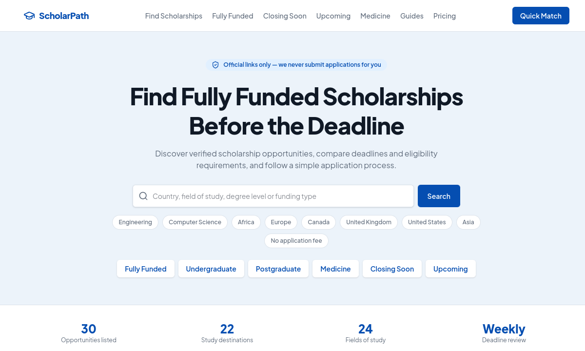 ScholarPath screenshot