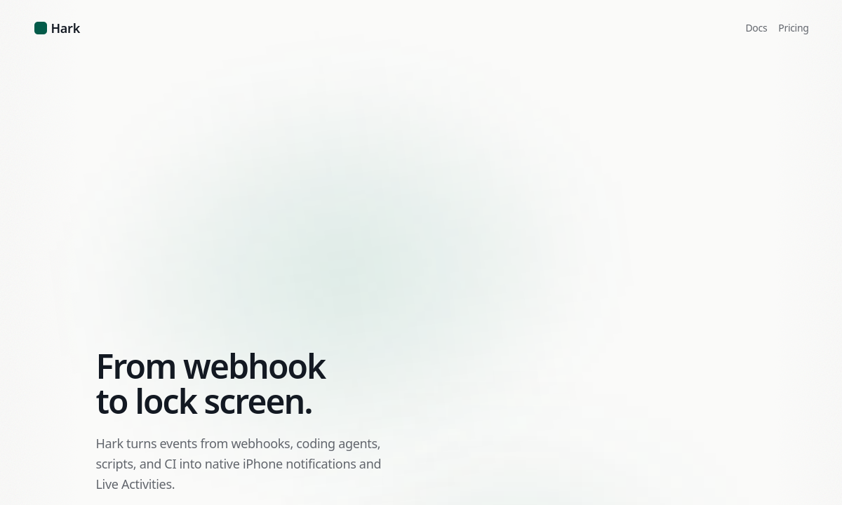 Hark screenshot