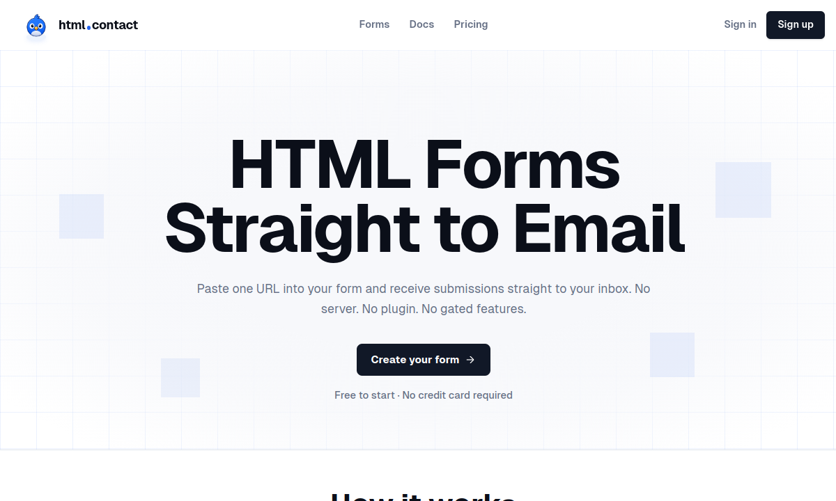 html.contact screenshot