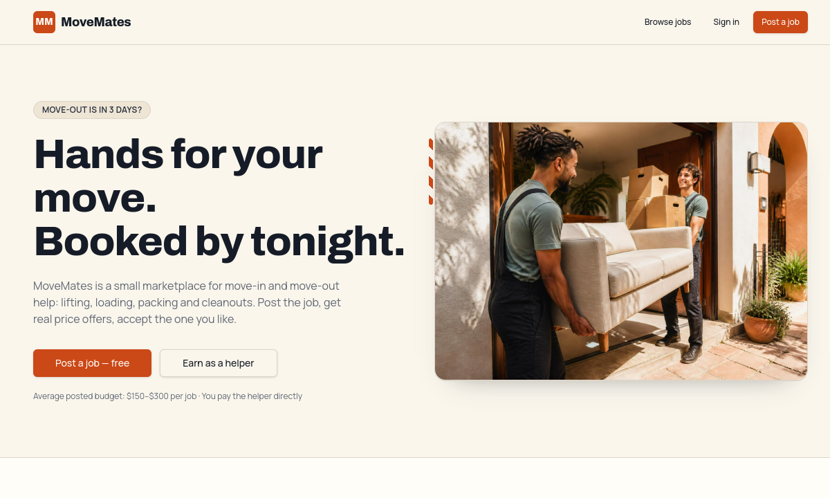 MoveMates screenshot