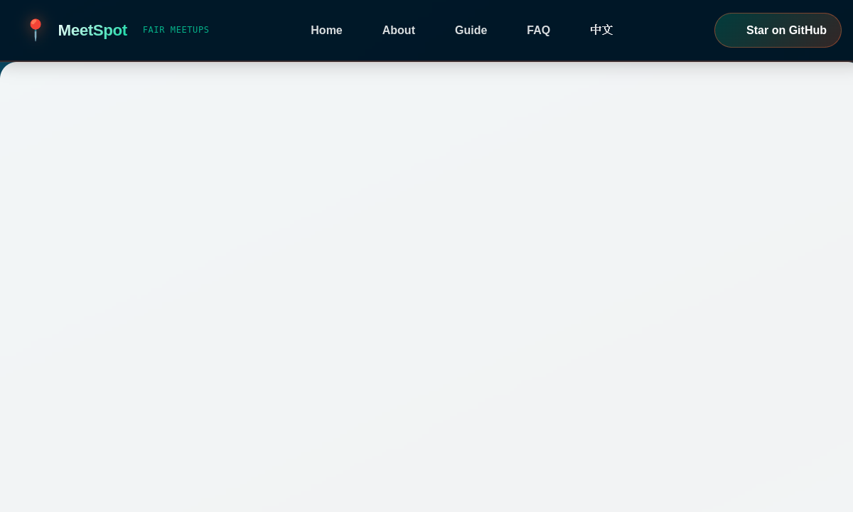 MeetSpot screenshot