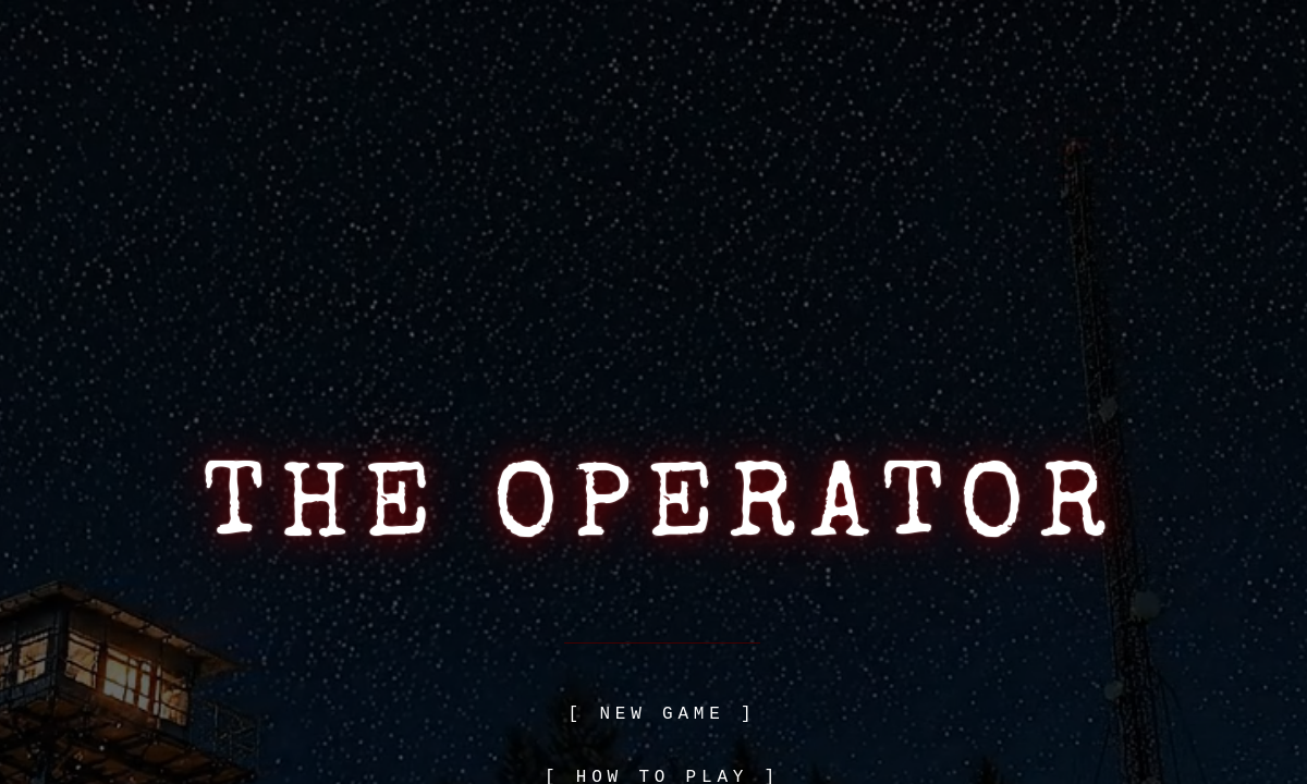 The Operator screenshot