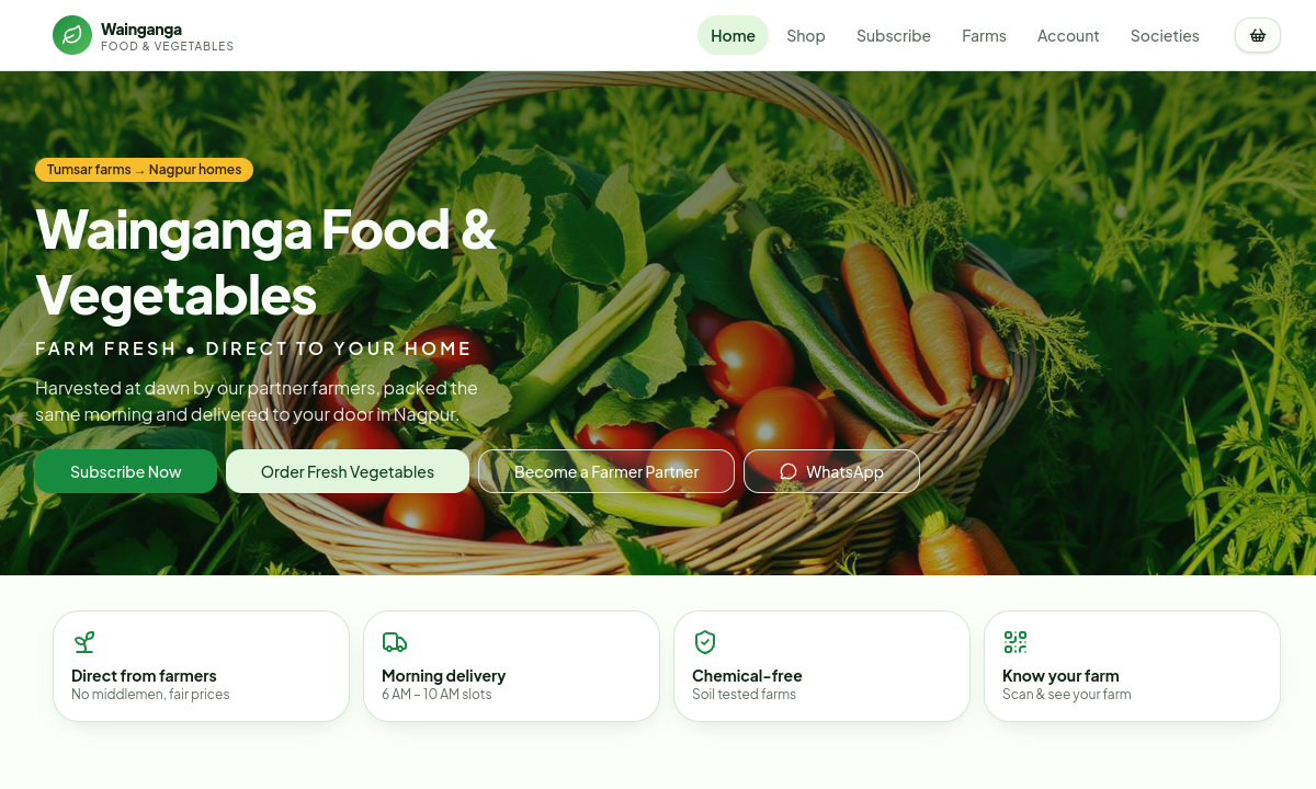Wainganga Food & Vegetables screenshot