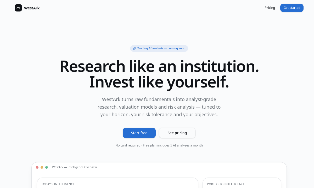 WestArk Investments screenshot