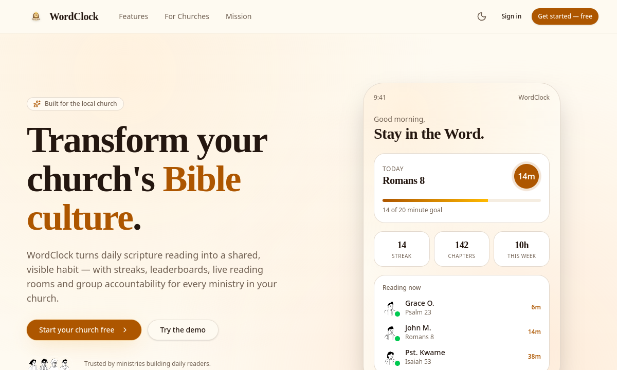 WordClock screenshot