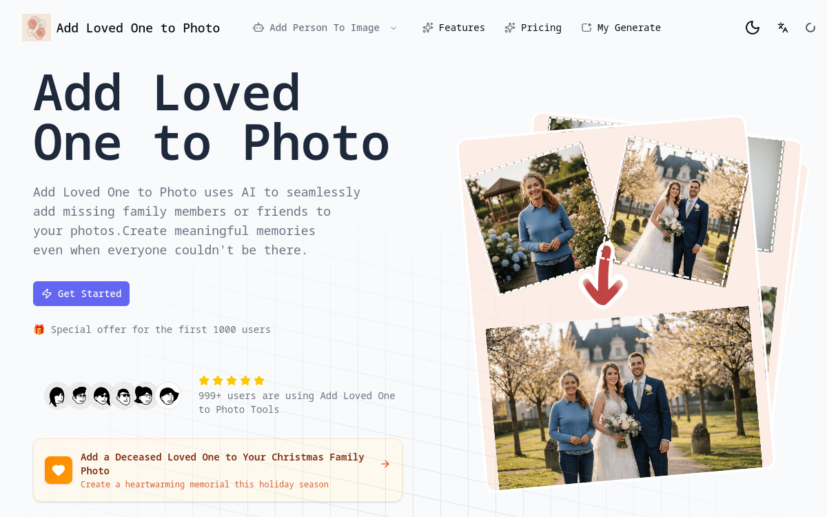 Screenshot di Add Loved One to Photo