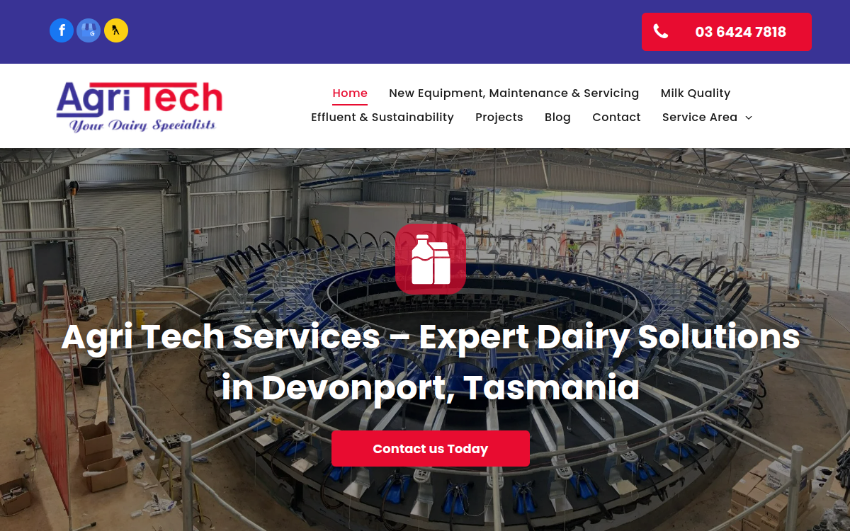 Agri Tech Services (Tas) Pty Ltd website screenshot