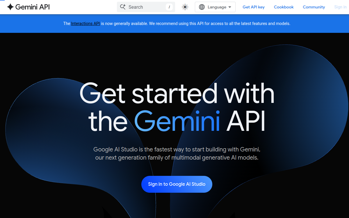 Captura de tela de Google AI Studio