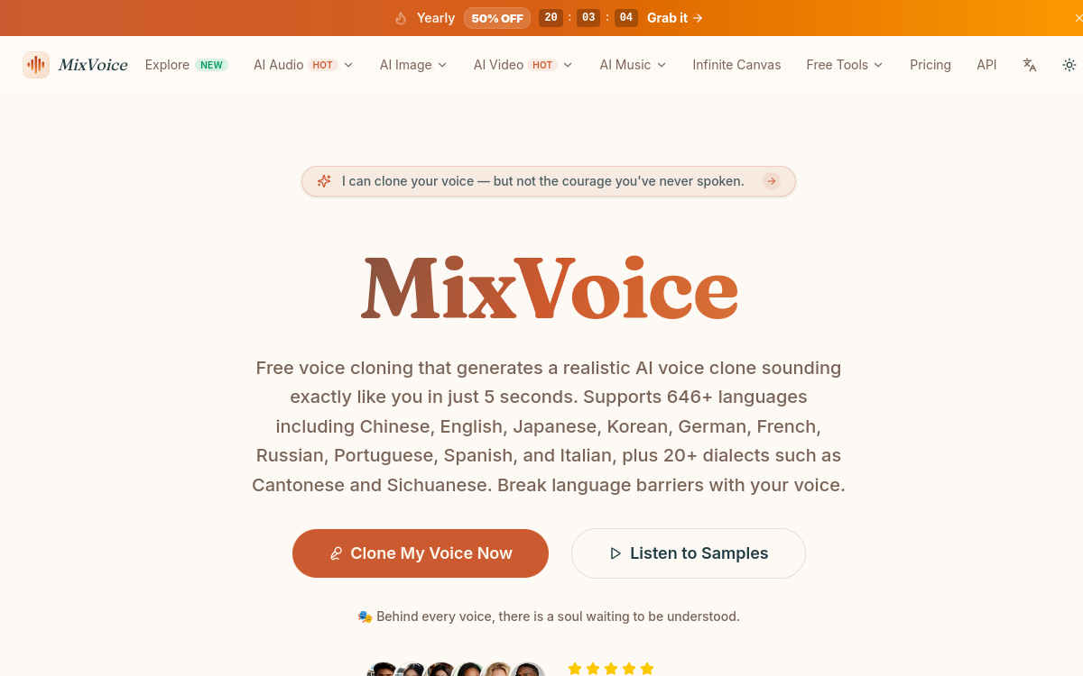 Screenshot di AI Clone Voice Free