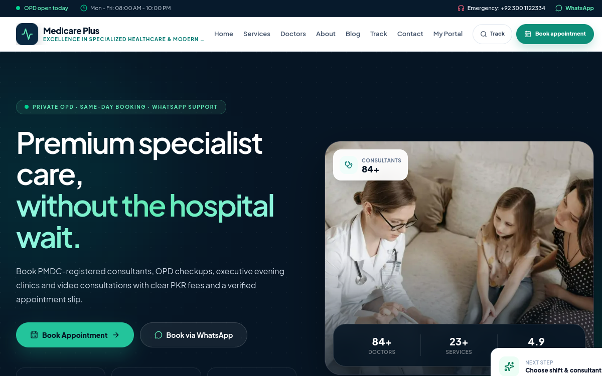 General Business — WordbitX live demo website screenshot