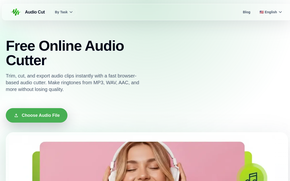 Screenshot von Audio Cut