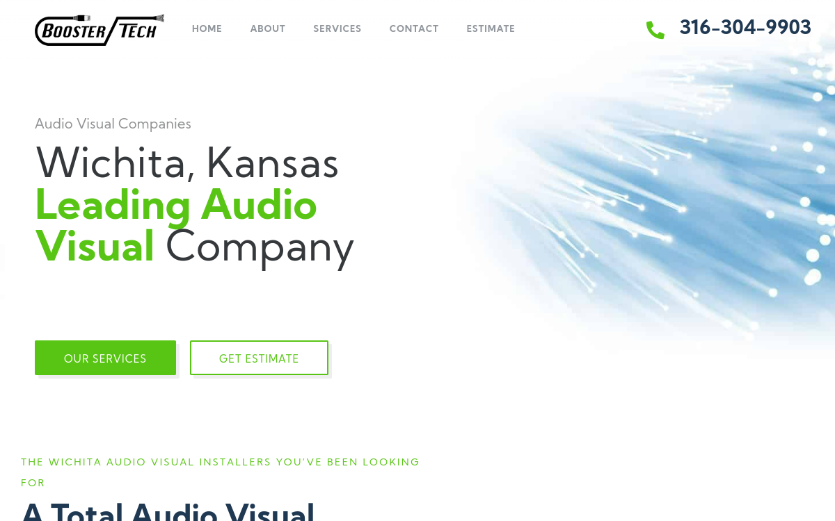 Booster Tech website screenshot