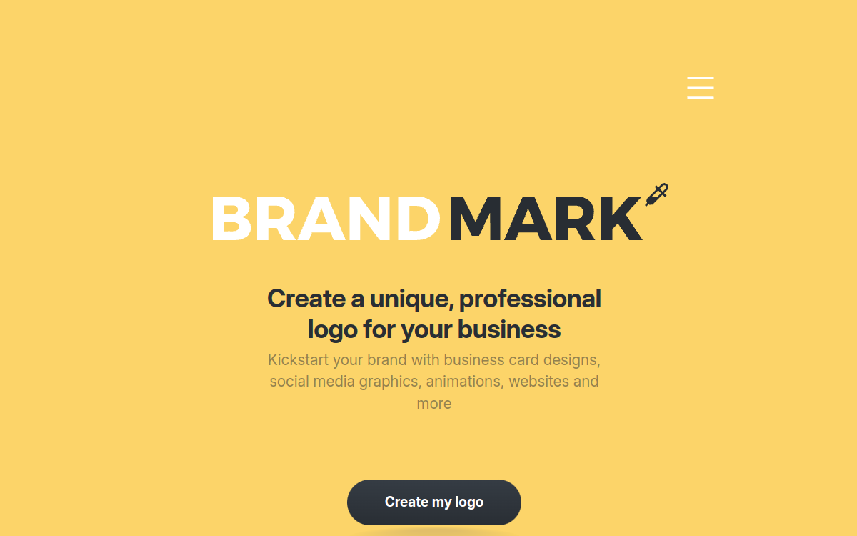 Brandmark website preview
