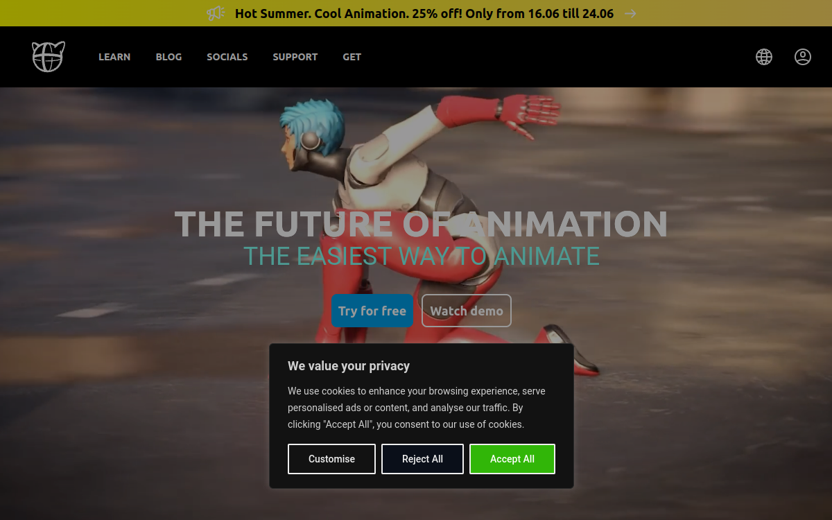 Screenshot of Cascadeur
