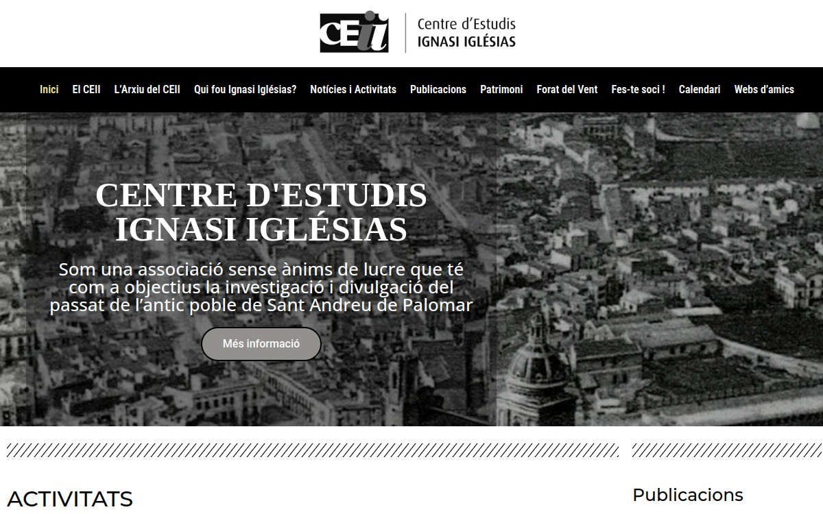 Web de Centre d'Estudis Ignasi Iglésias