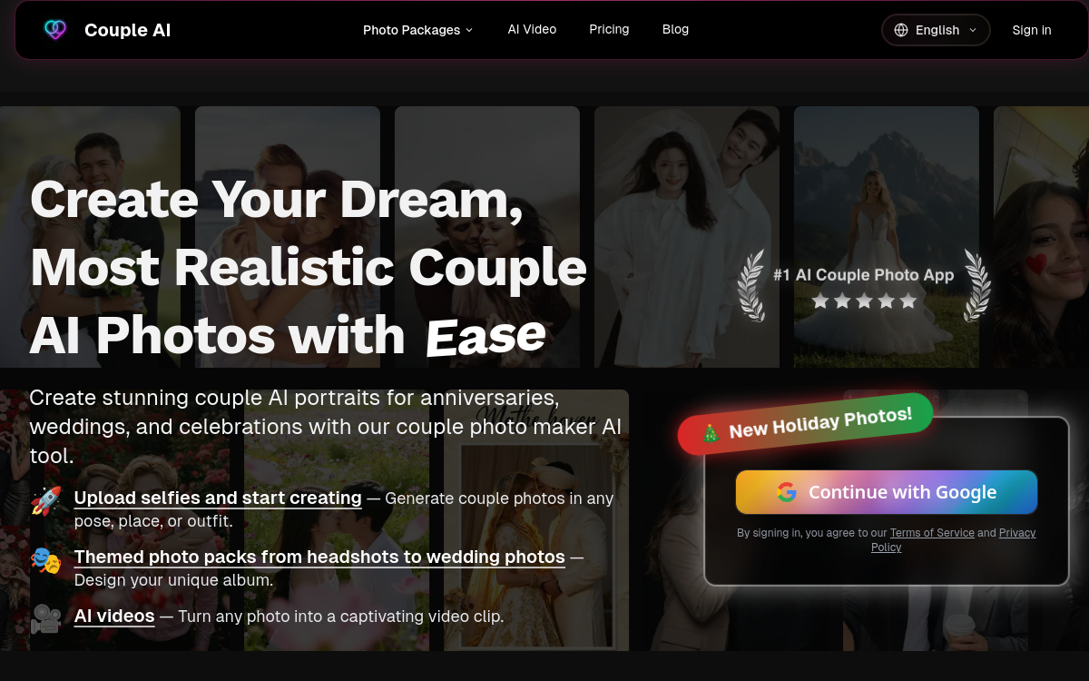 Screenshot of Couple AI