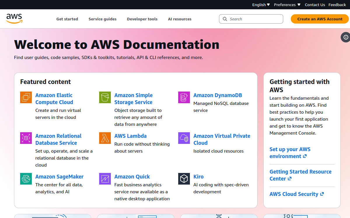 Amazon Q Developer CLI website preview
