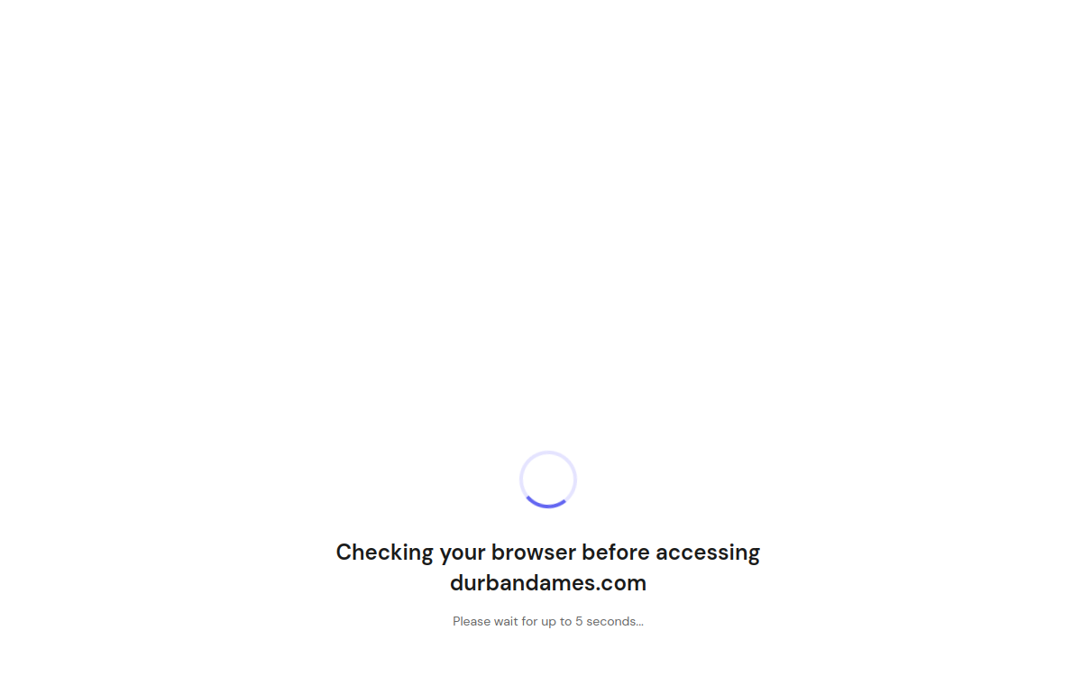 Durban Dames website screenshot
