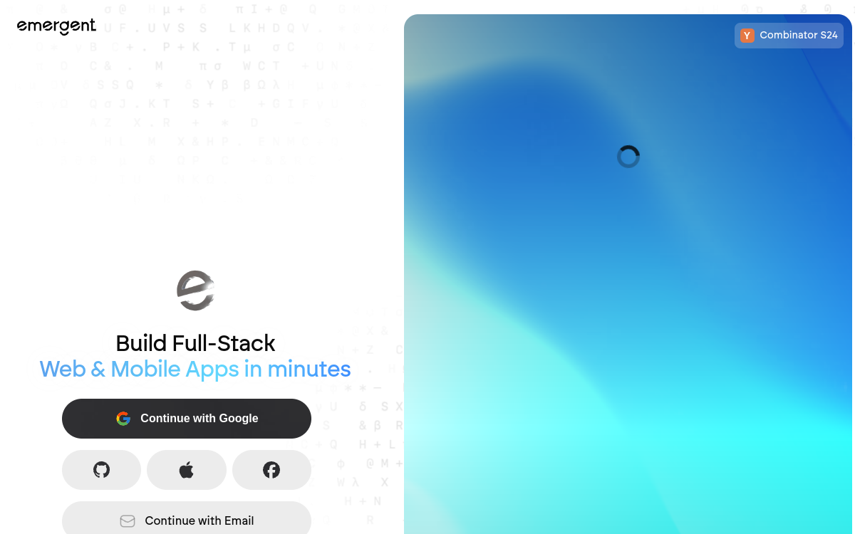 Emergent website preview