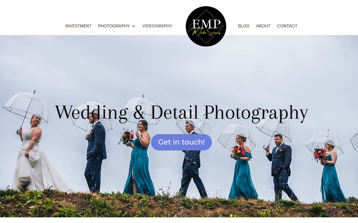 EMP Media Services website screenshot