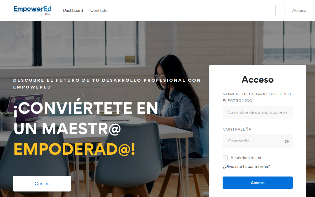 EmpowerEd online course platform