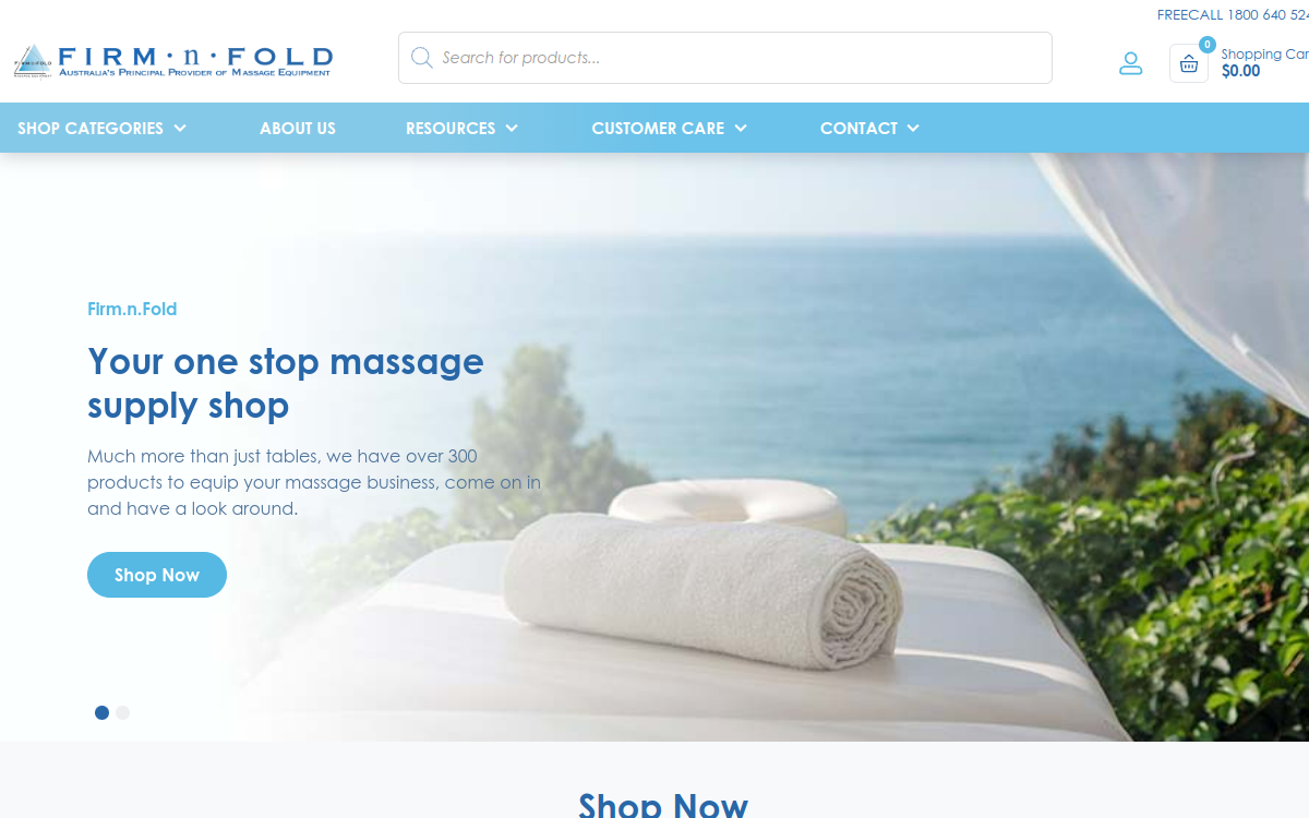 Firm.n.Fold Melbourne website screenshot