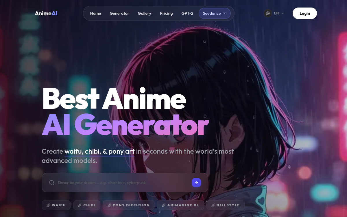 Capture d'écran de GenAnime