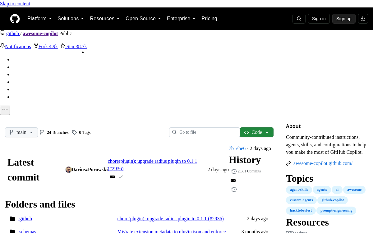 awesome-copilot website preview