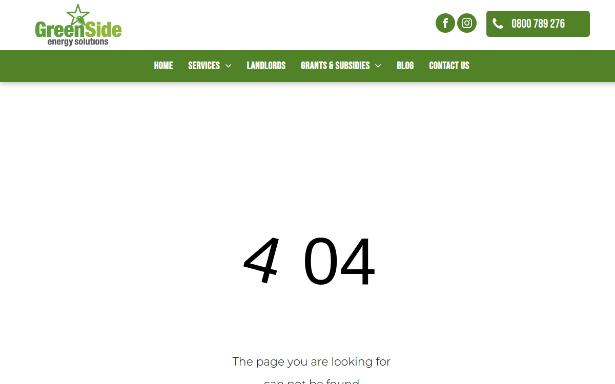 GreenSide Energy Solutions - Auckland website screenshot