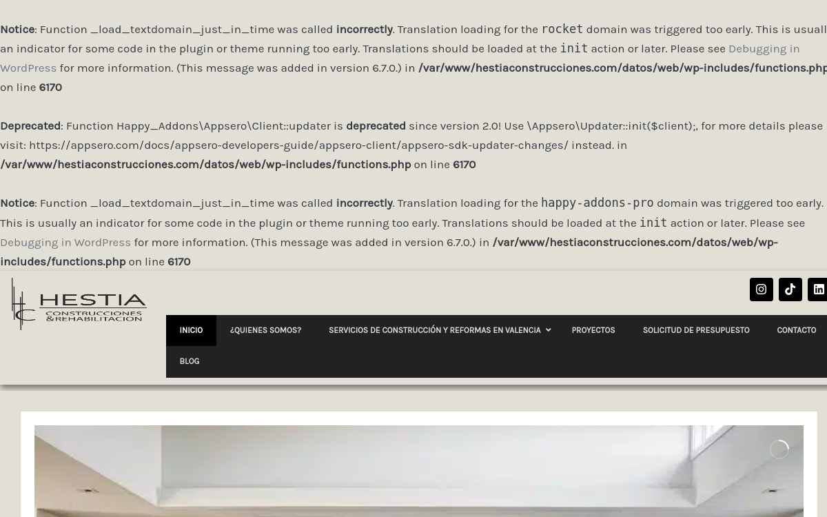 Hestia Construcciones — Construction and renovation company in Valencia with 15+ years of experience
