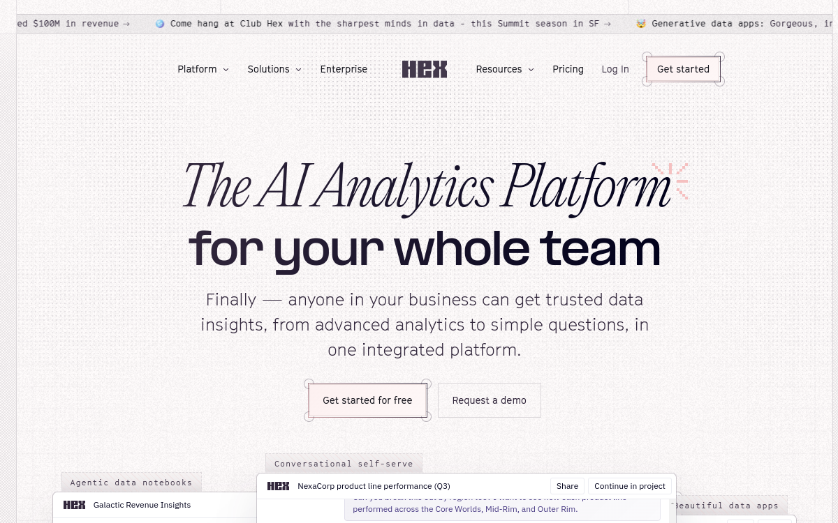 Hex website preview