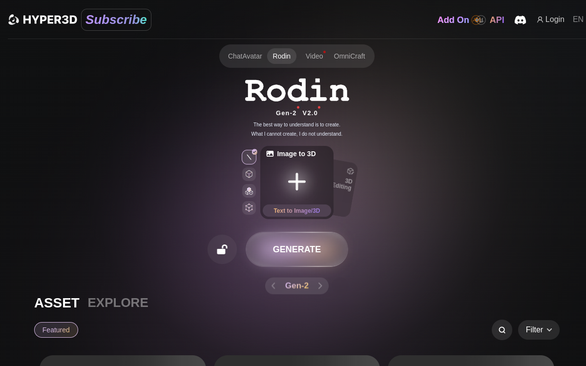 Rodin website preview
