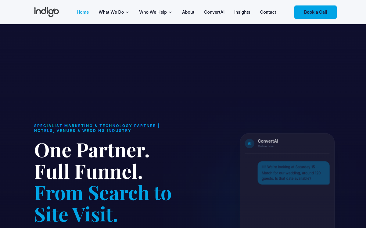 Indigo Digital Pty Ltd website screenshot