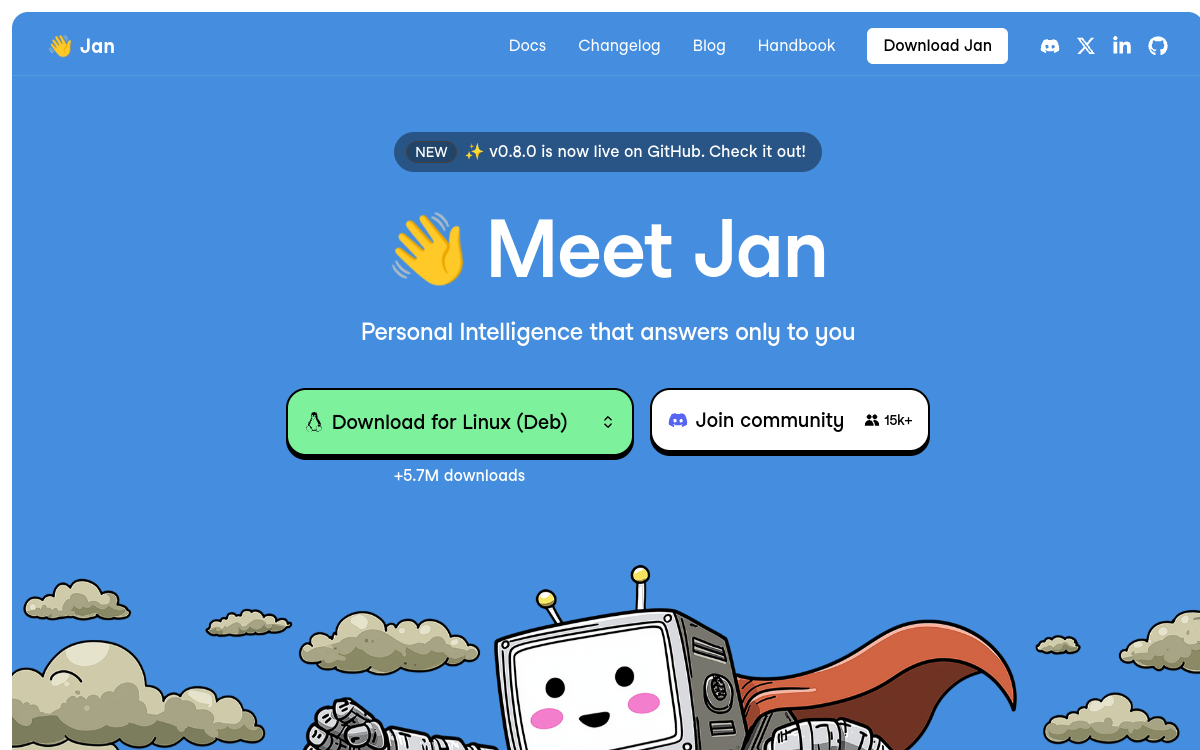 Jan website preview