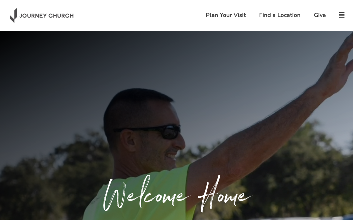 Journey Church website screenshot