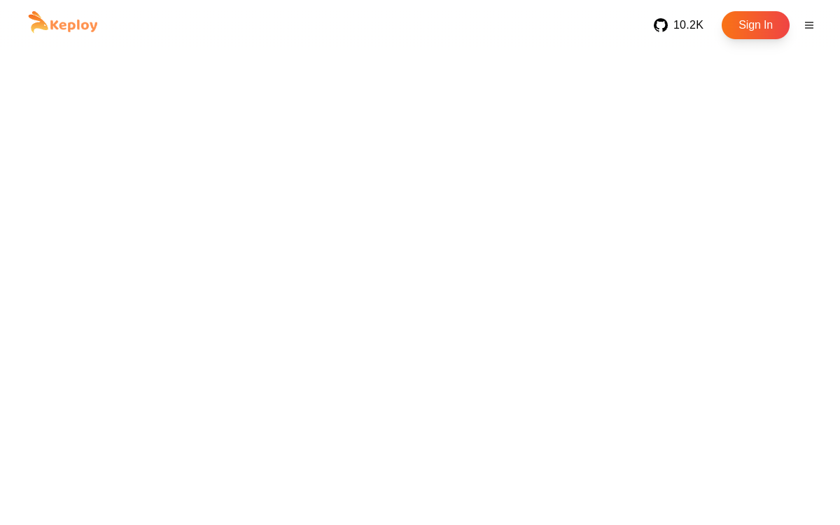 Keploy website preview