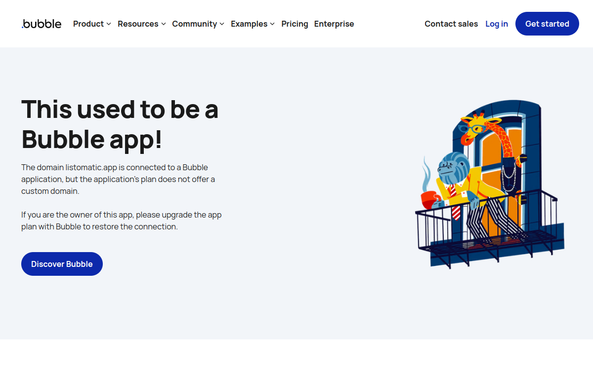 Listomatic website preview